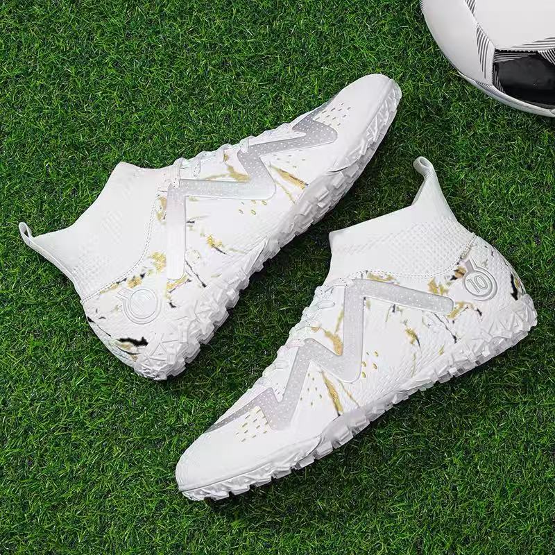 New high-top football match-specific stylish and cool men's Futuristic Star II FG long-spike football shoes