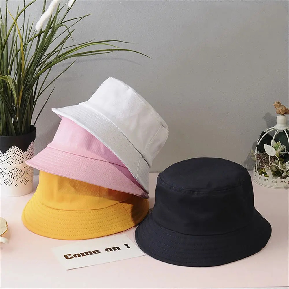 Children Outdoor Hat Summer Foldable Bucket Hat Sunscreen Cotton Fishing Hunting Cap Girls Basin Chapeau Sun Prevent Hats 250919