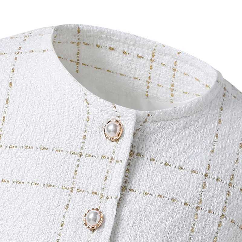 Citgeett Spring Kid Girl Skirt Outfit Long Sleeve Button Front Jacket ALine Skirt Ribbed Tops Clothes Set L250926NIMT