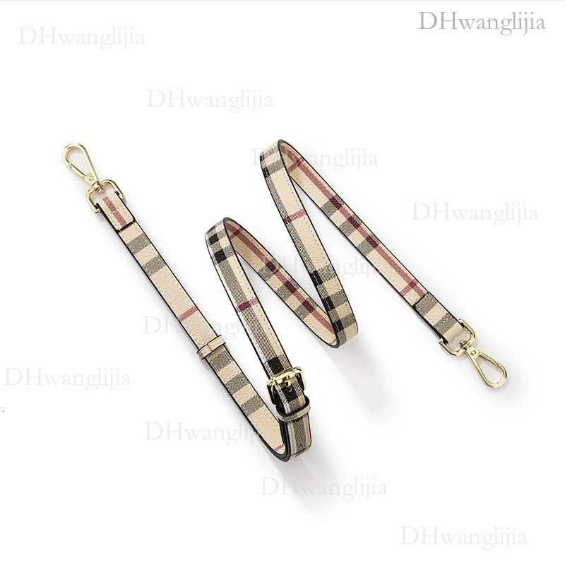 DH Luggage Accessories Fashion Women's Thin Shoulder British Style Adjustable Length Crossbody Chain Bag Replacement Strap