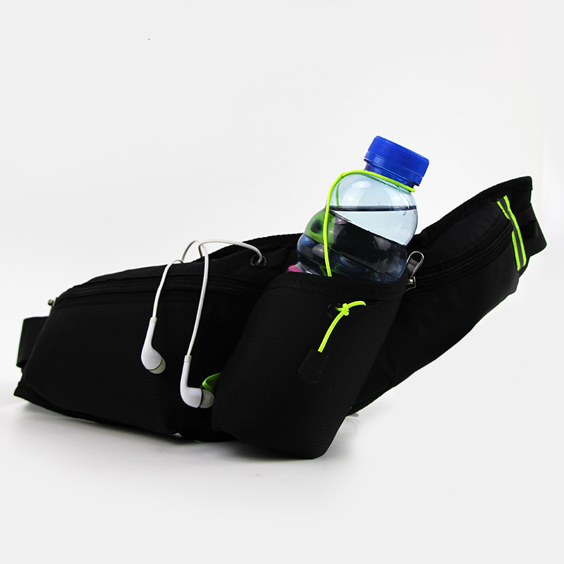 New Sports Waist Bag for Men and Women, Multifunctional Running Water Bottle Bag, Marathon Waterproof, 6.5inch Phone Outdoor Fiess