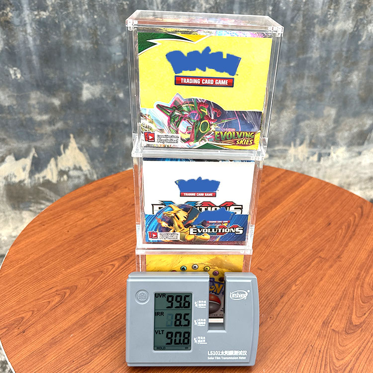 Waco Acrylic Display Magnetic Case For Elite Trainer Box 5mm Thick Clear Display Case Acrylic ETB Display Box Protector