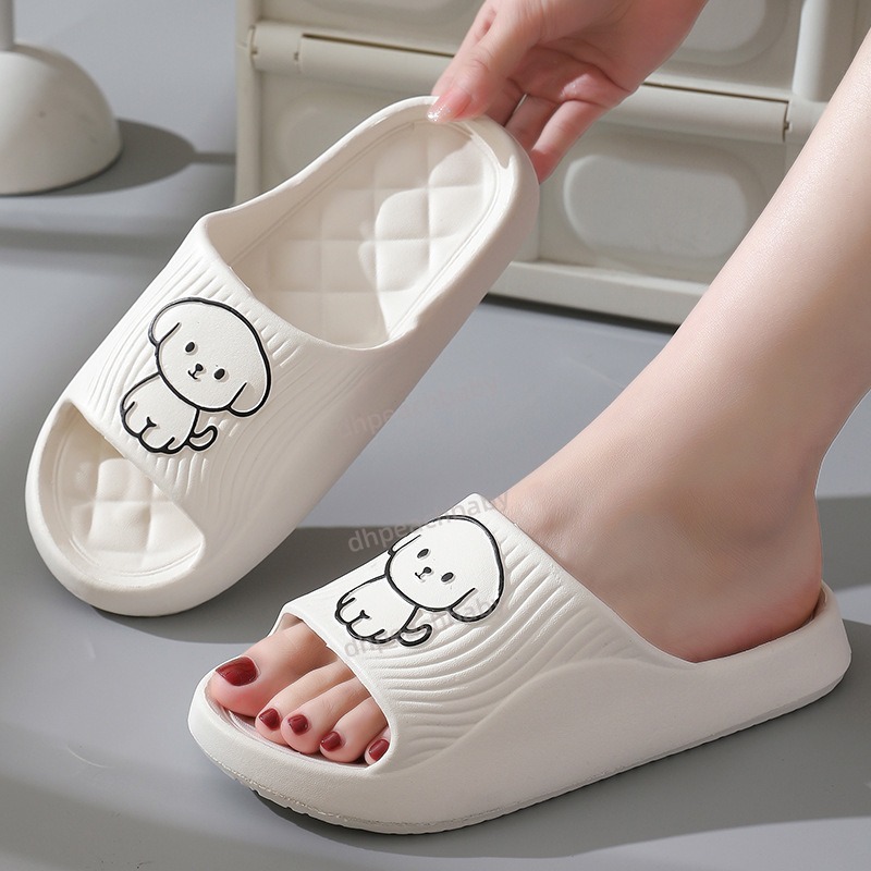 Eva Cartoon Patterned Bath Footwear Non-Slip Comfortable Household Slippers with Odor Control Cartoon Eva Bathroom Slippers Step Shit Feeling Slippers