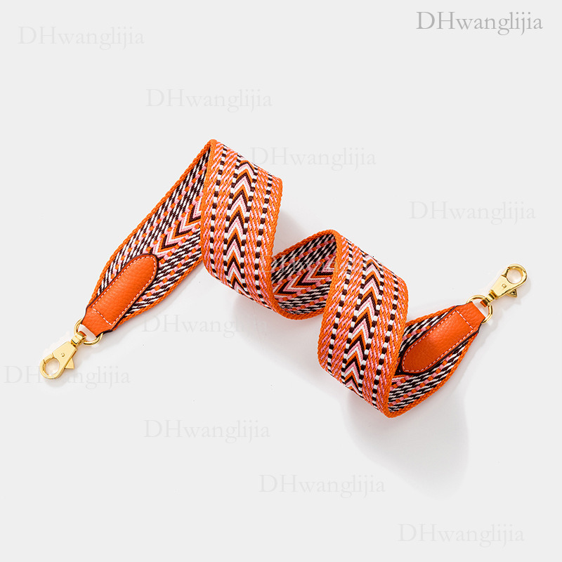 DH Luggage Accessories DH Luggage Accessories Suitable for Fengkaili Vegetable Basket Evelyn Bag, Wide Shoulder Strap Replacement, Woven Bag Strap, Tr