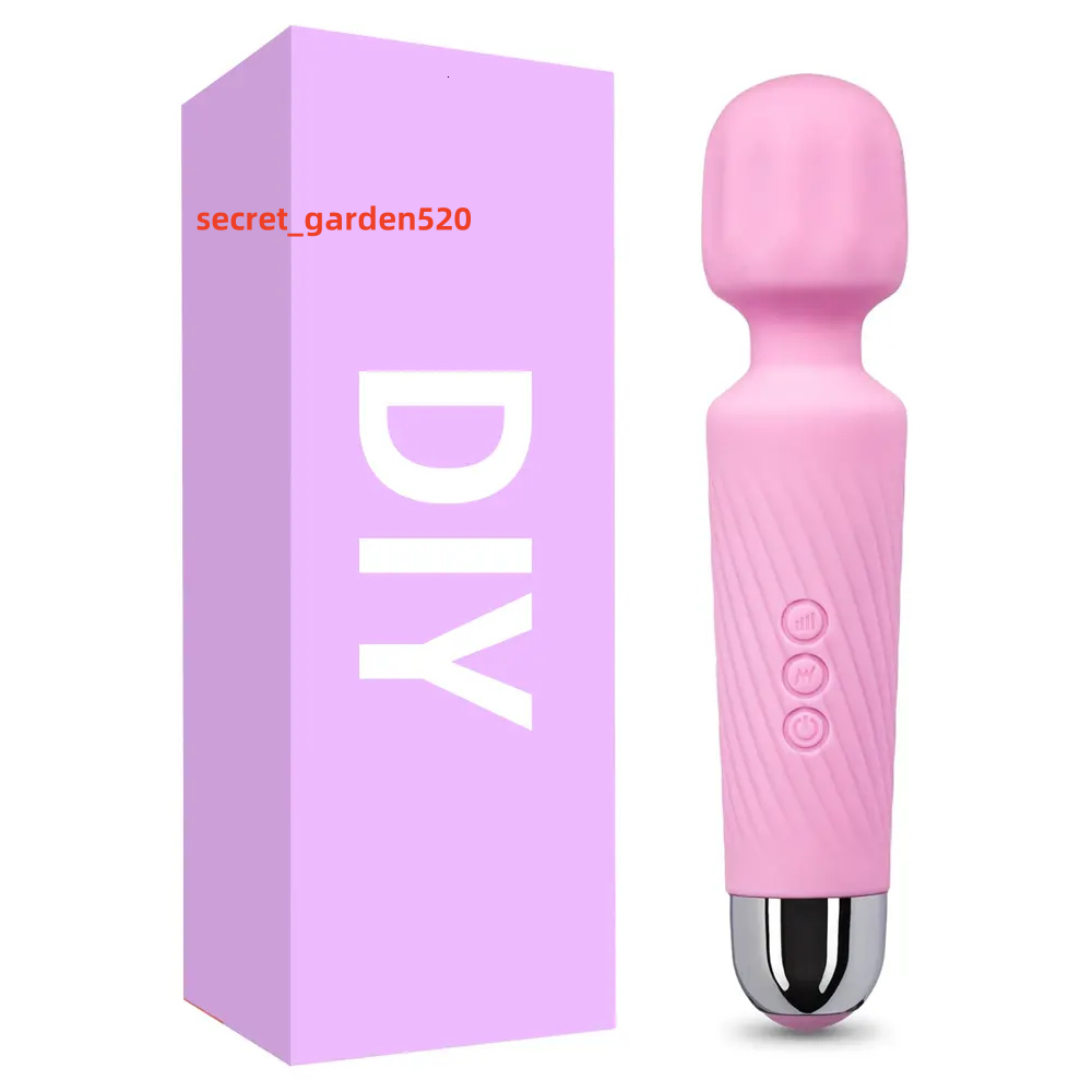 Factory Direct Sales AV for Magic Wand Silicone Sex Toy for Women Wireless Charging Clitoris GSpot Dildo with USB Power Supply
