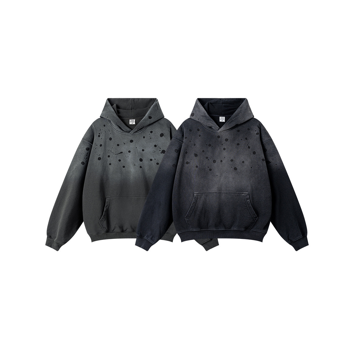 Designer Clothing Luxury Hoodie BE Men's Clothing 2025 Autumn Craft Hooded Sweatshirt Loose European Size Cross-border High Street Men's Ret