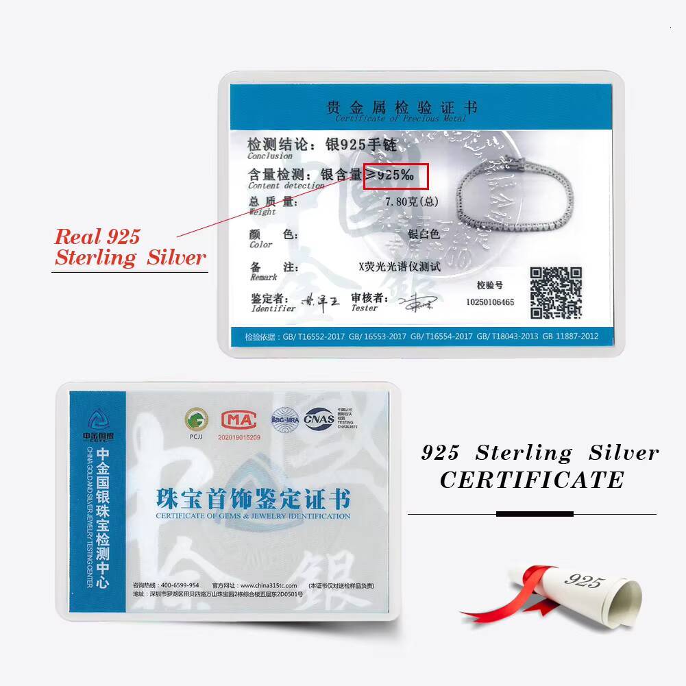 SB204 RINNTIN Hot Selling Korea Jewelry Luxury 2mm 3mm 4mm Round Cut 5A CZ Prong Setting 925 Sterling Silver Tennis Bracelet