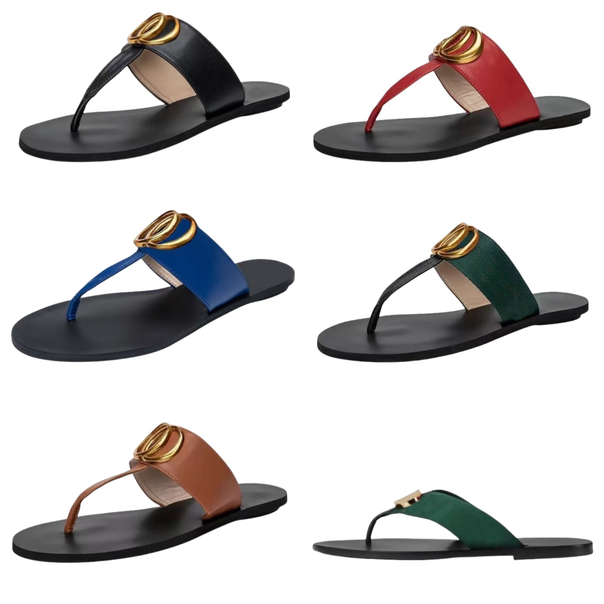 Free shipping Designer woman Slippers men slipper Gear bottoms Flip Flops women luxury sandals fashion causal flip flop size 35-43