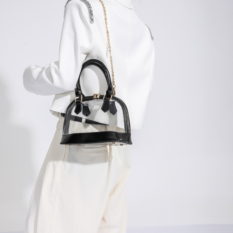 2025 New Transparent Shell Bag, New Fashion Crossbody Bag, Luxury Bag Chain, Fashion Shoulder Bag, Designer Bag, Handbagag