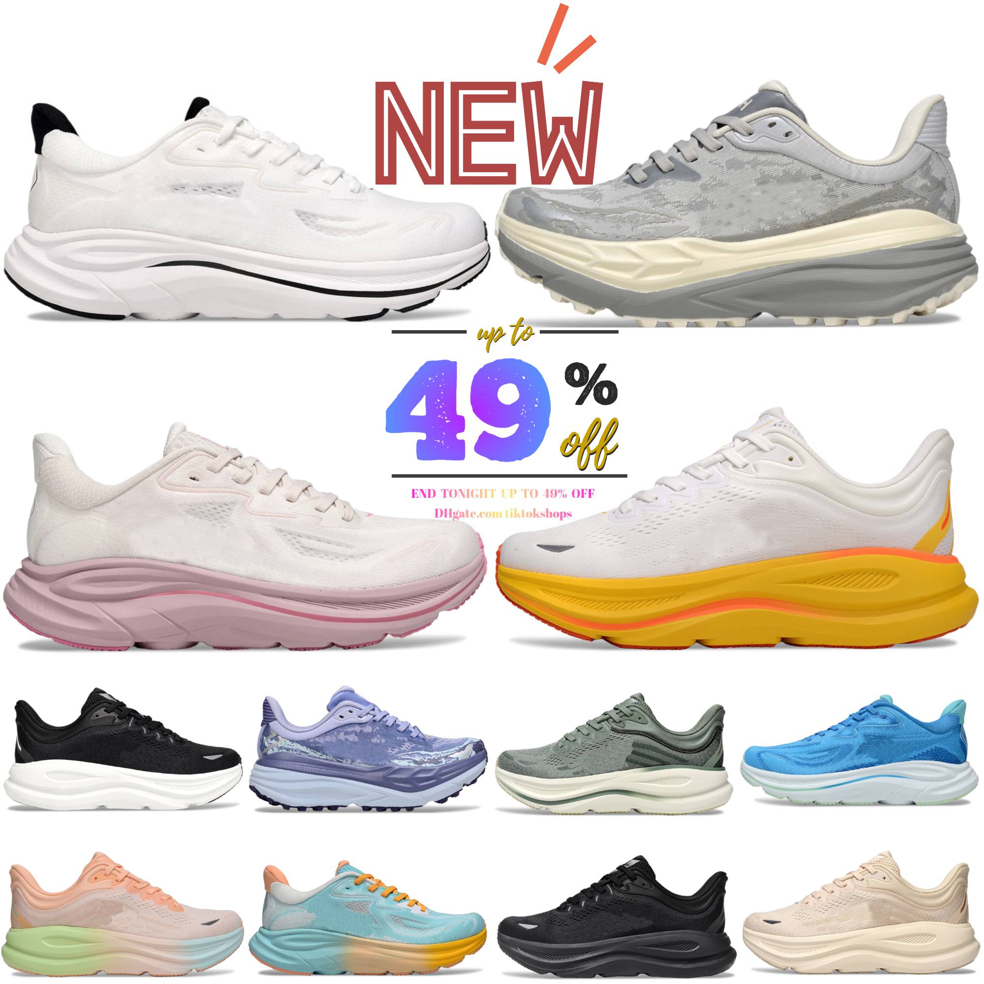 Clifton 10 sneakers Designer running shoes men women bondi 8 9 sneaker ONE womens Challenger 7 Anthracite hiking shoe breathable mens outdoor Sports Trainers 36-47