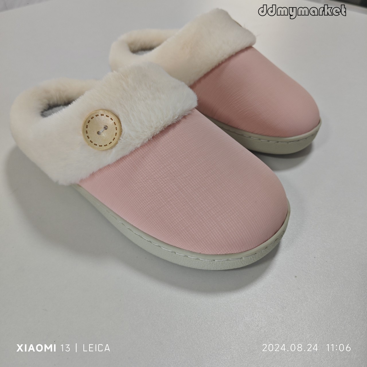 Cartoon Knitted Furry Autumn Winter Warm Thick Sole Home Thickened Plush Indoor Slippers ddmymarket