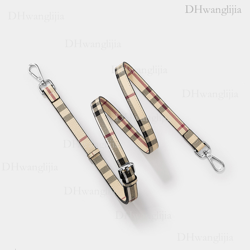 DH Luggage Accessories Fashion Women's Thin Shoulder British Style Adjustable Length Crossbody Chain Bag Replacement Strap