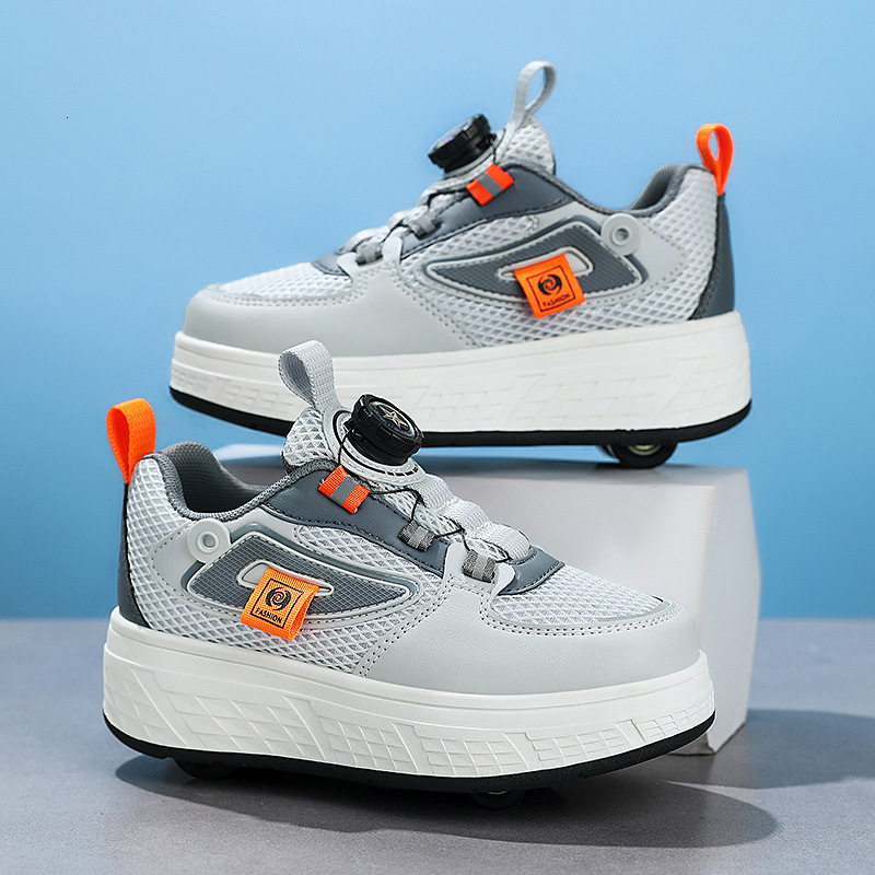 New children's high heels men's shoes summer new mesh breathable men's shoes elastic four-wheel fashion trend sneakers designer shoes