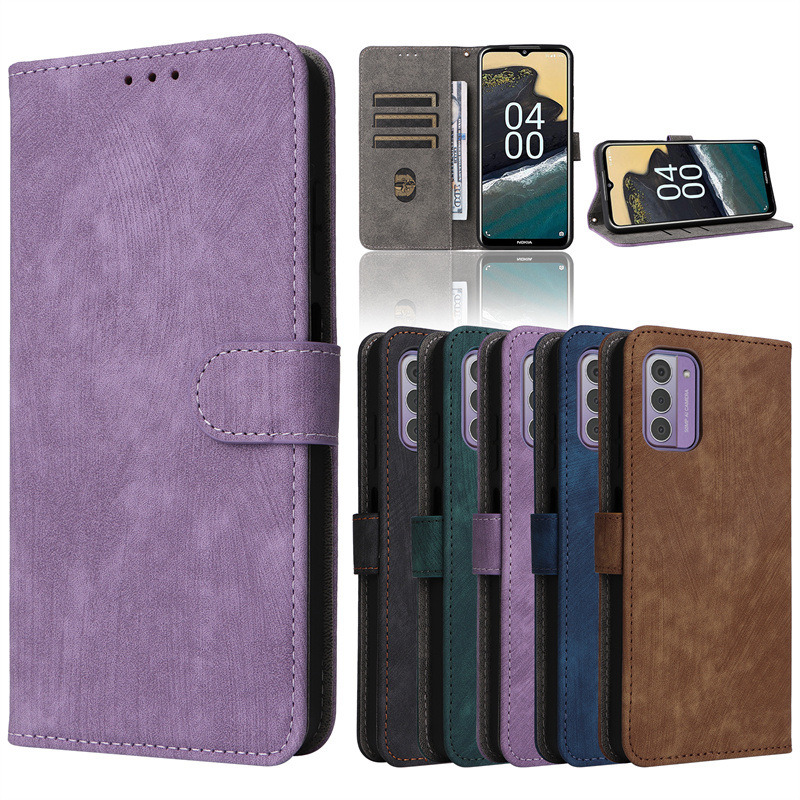 Suitable for Nokia G42 5G phone case, leather cover, card holder, multifunctional protective cover, hanging rope