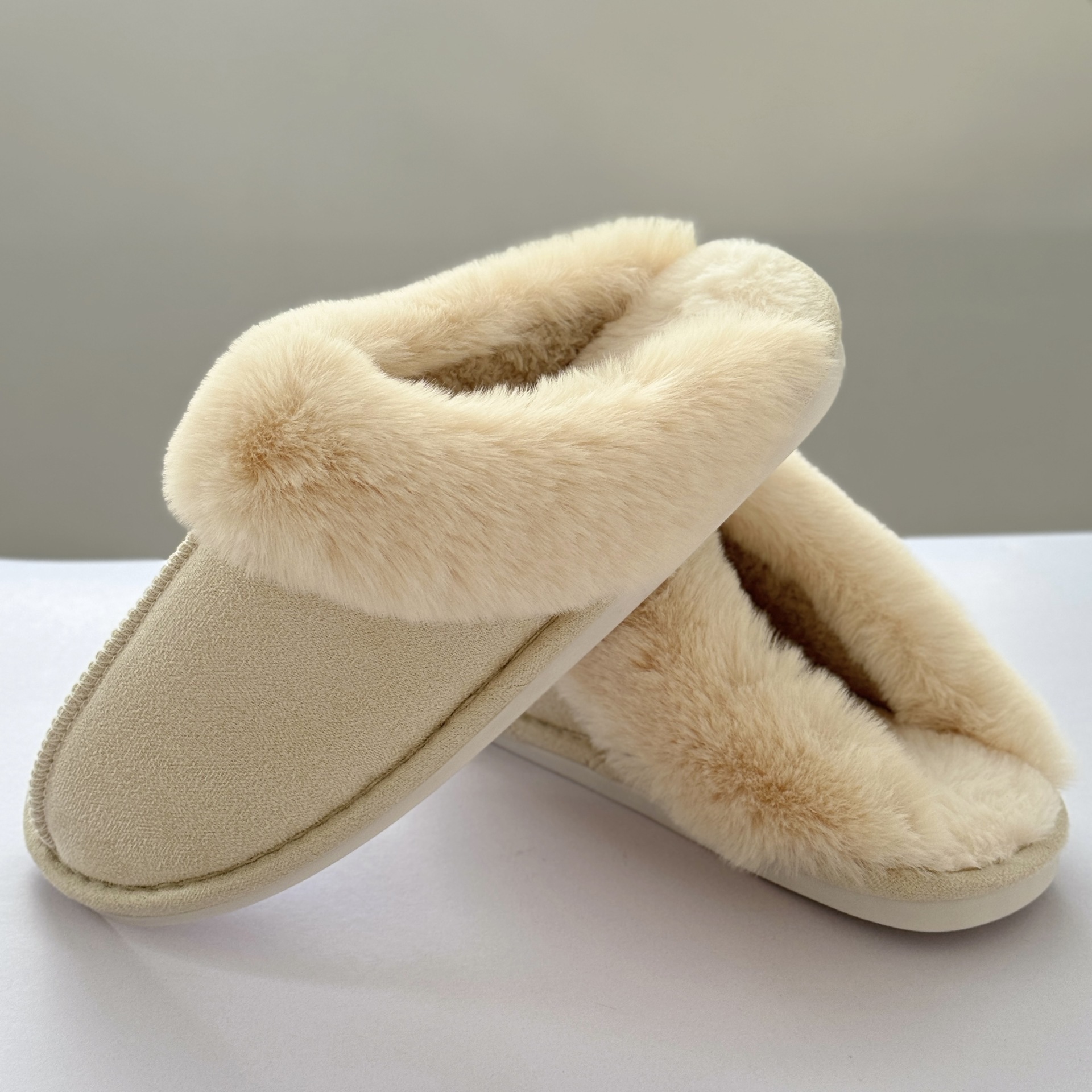 Large Opening Home for Men and Women Indoor Outdoor Warm Cotton Slippers ddmymarket