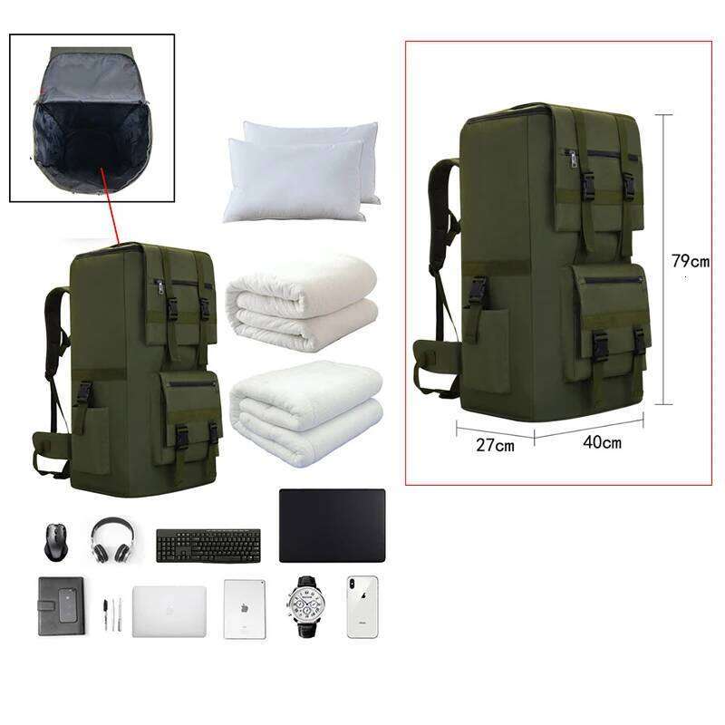 120L Men Hiking Camping Backpack Large Outdoor Climbing Trekking Travel Tactical Bags Lage Bag Shoulder