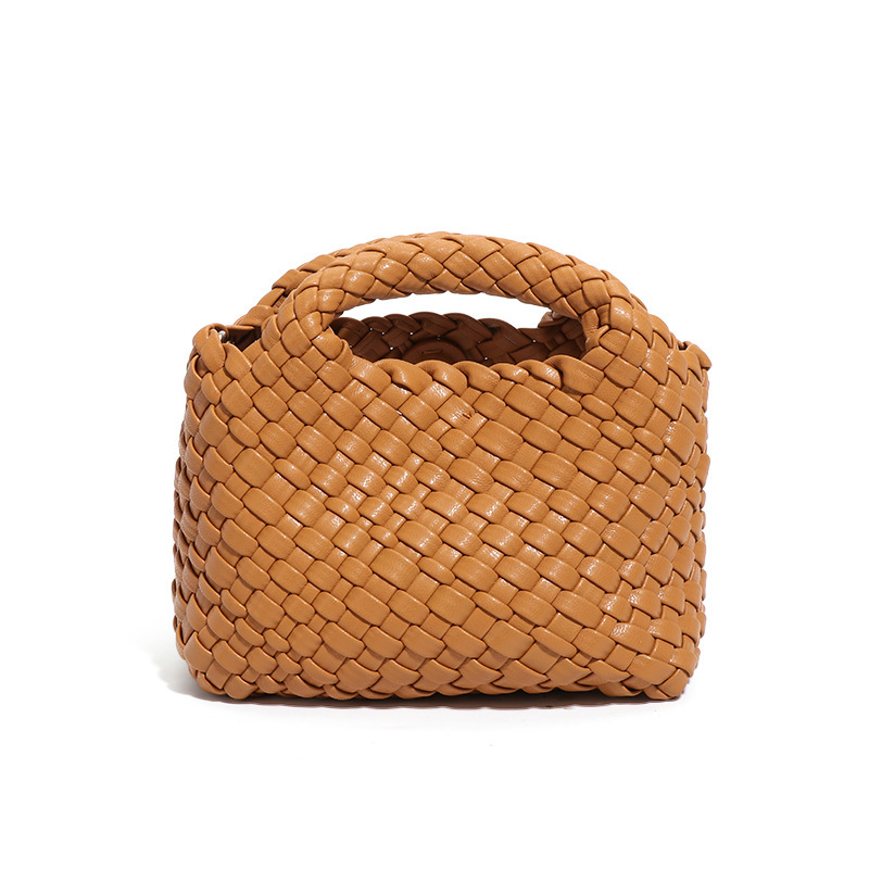 Korean Style Mini Handwoven Basket Summer New Fashion Trend Handbag Exquisite Cute Crossbody Bag