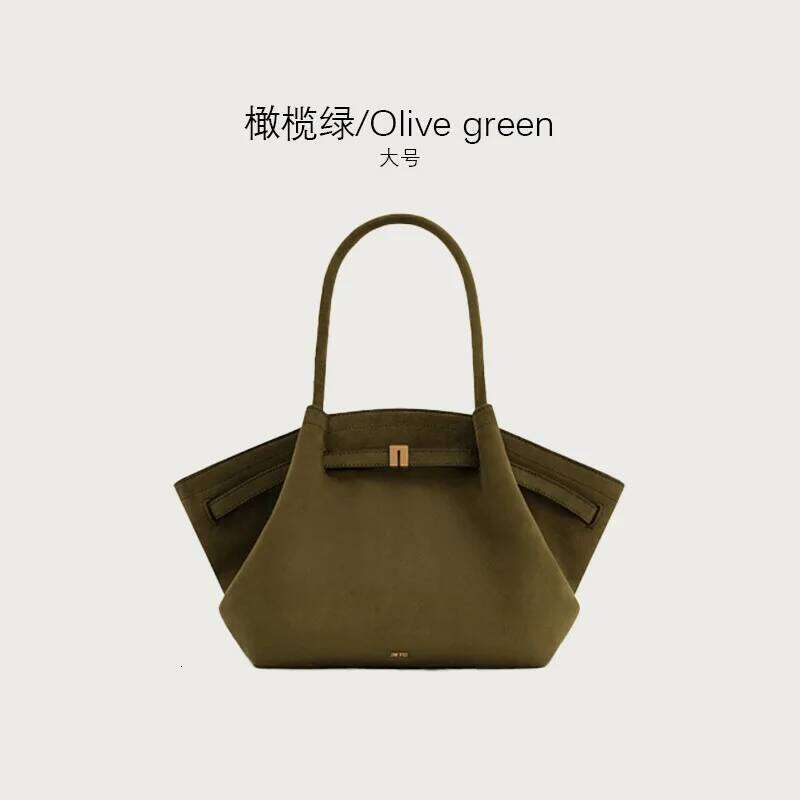 JW Tote New High-end Suede Commuter Large Capacity Handheld Shoulder Dumpling Bag Fashion Versatile Purse for Women