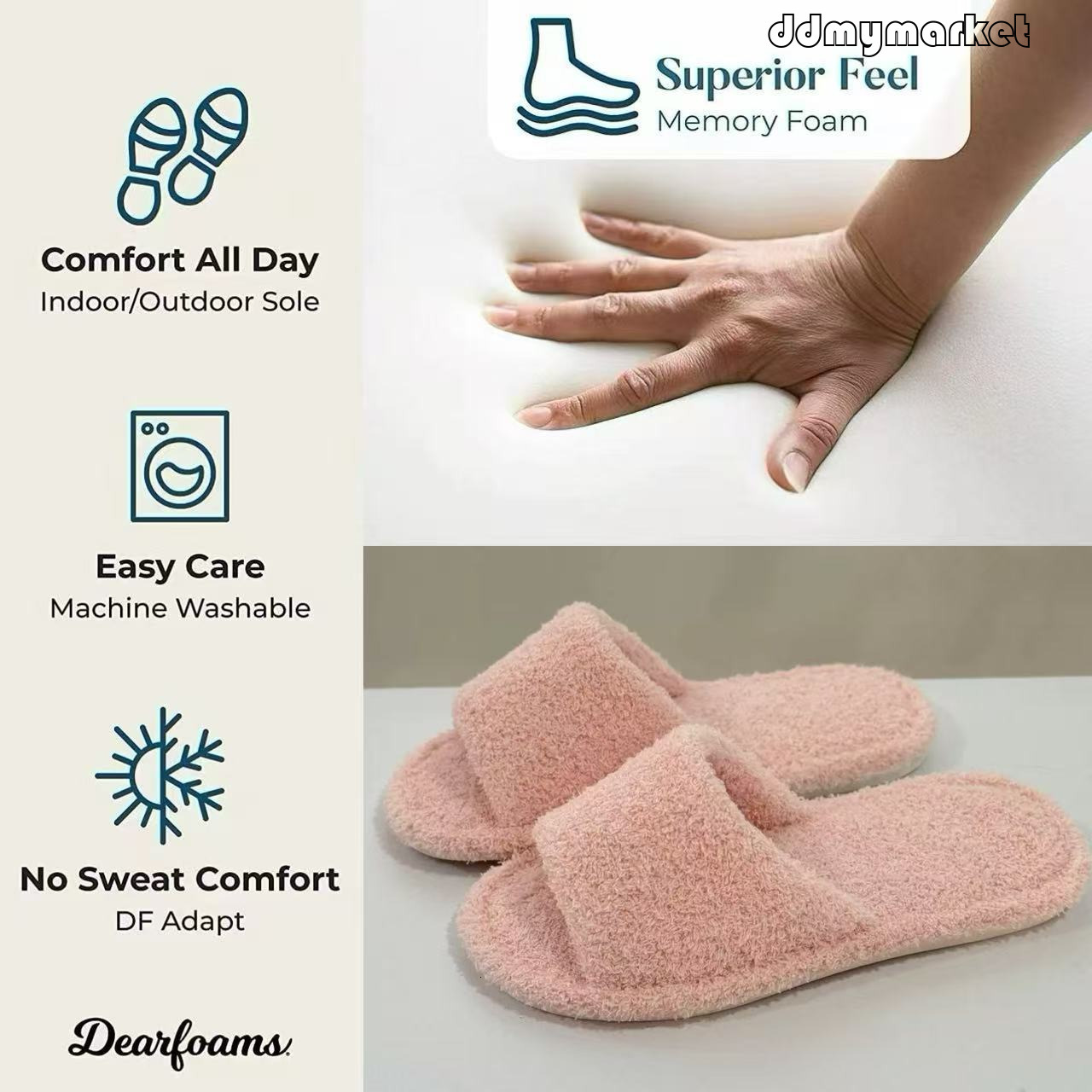 Plus Size Thick-Soled Furry Shoes for Women 2022 Autumn Winter Internet Celebrity Fitting Room Indoor and Outdoor Wear Warm One-Word Cotton Slippers d