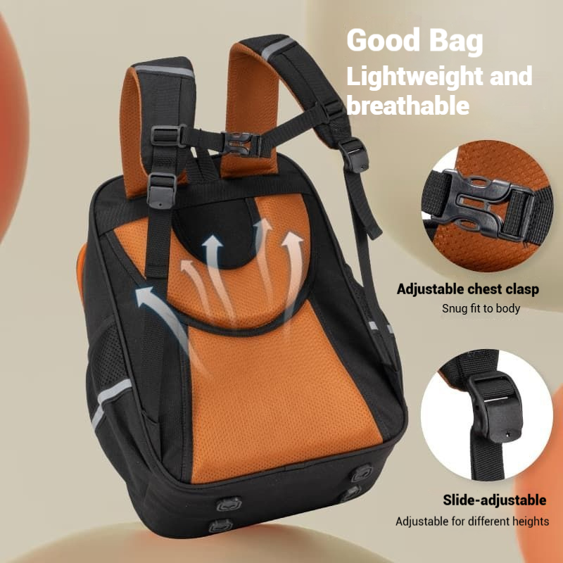 2025 New Fashionable English School Bag: Student Portable Large Capacity Waterproof Children's Backpack