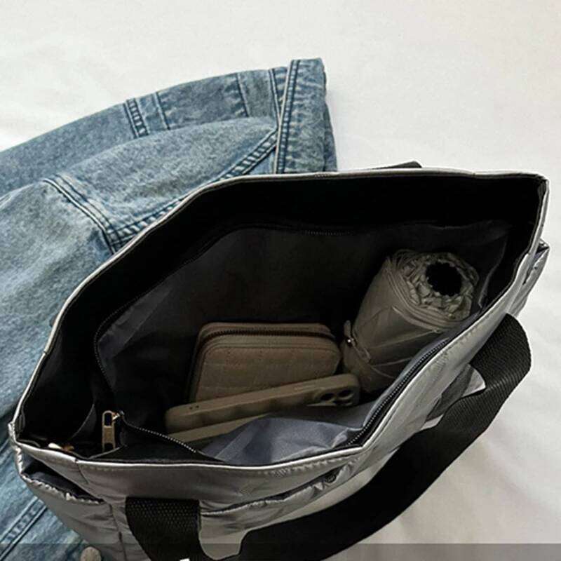 New Fashion Handbags Women Soft Quilted Space Cotton Shoulder Ladies Crossbody Bolso Mujer Couple Bag Tote Bags