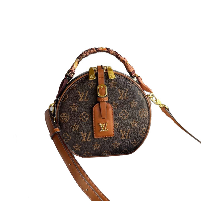 2025 new designer bag fashionable foreign style saddle bag presbyopia round cake bag shoulder crossbody small round bag women