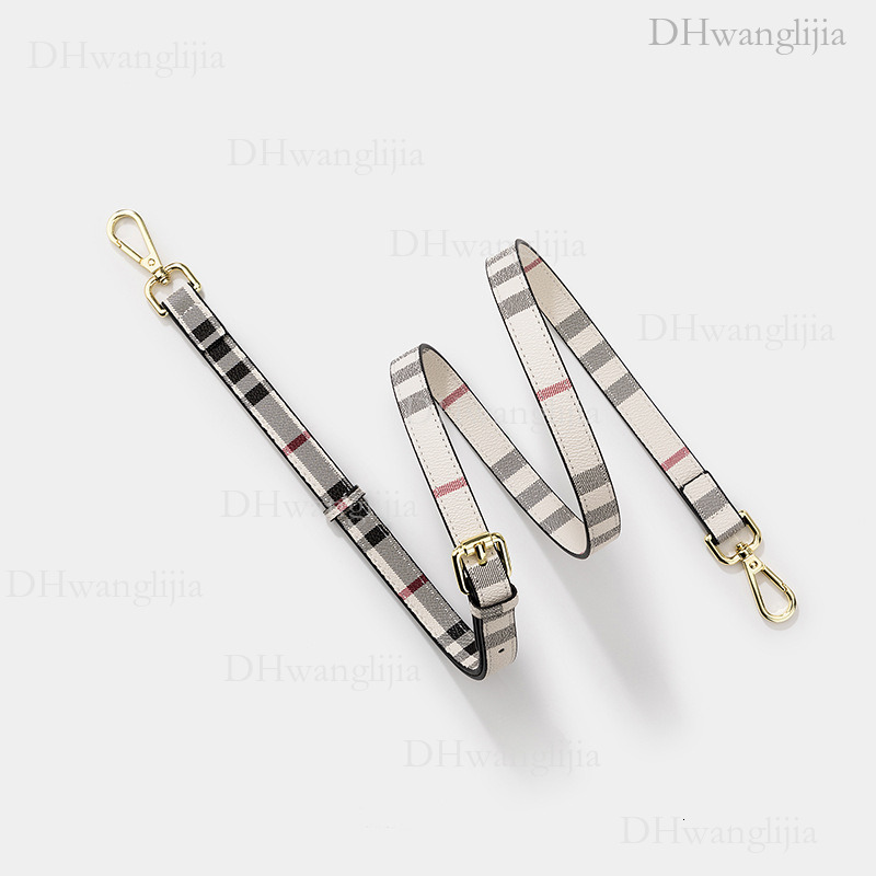 DH Luggage Accessories Fashion Women's Thin Shoulder British Style Adjustable Length Crossbody Chain Bag Replacement Strap