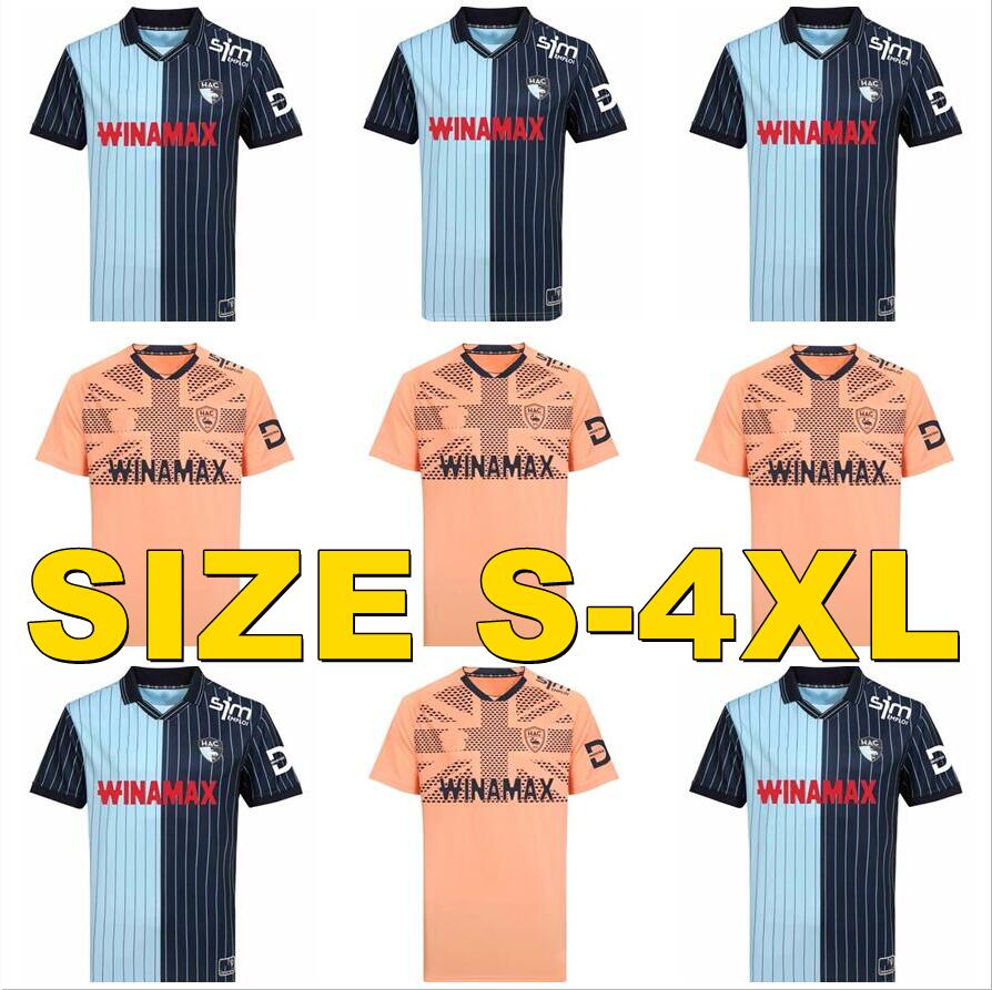 XXXL 4XL 25 26 Le Havre HAC soccer jerseys Home Away Kinkoue 2025 2026 maillots de foot Casimir Toure camisetas de football shirt Kechta Operi men kids kit uniform