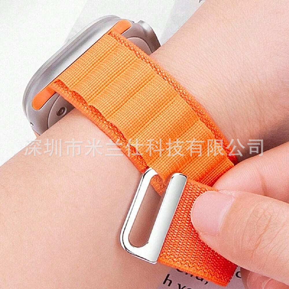 Alpine Loop Strap For Apple Watch Band 49mm 44mm 45 40 41 42 46 38 mm Bracelet Correa IWatch Ultra Series 10 9 8 7 SE 6 5 4 3 2