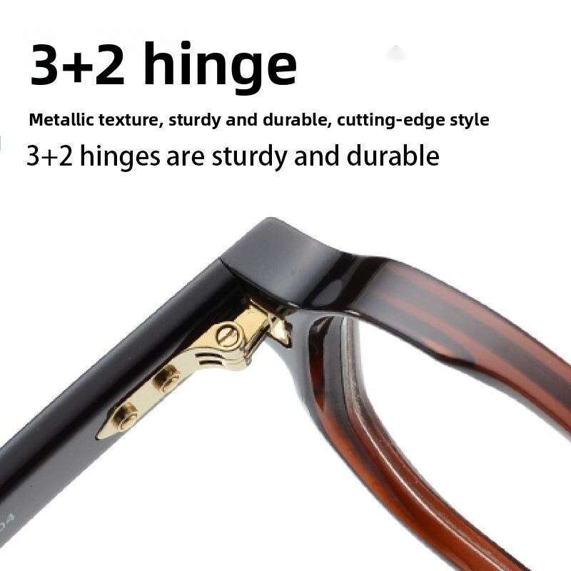 New Fashion Pilot Style Double Bridge Large Glasses for Men and Women High-end Trendy Optical Frame