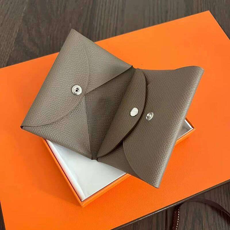 Designer Bags Genuine Leather Busin Wallet Palm Pattern Top Layer Cowhide Ex ID Card Holder Coin Purse Korean Sle Hot Selling