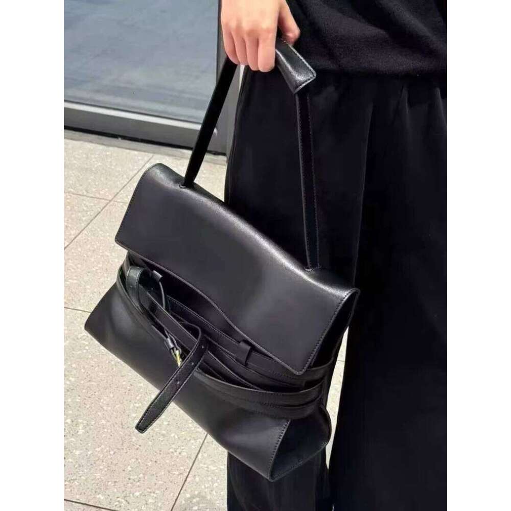 2025 Brand Design Shoulder Women Genuine Leather Strap Belt Buckle Tote Bags Tieme Large Capacity Elegant Handbags