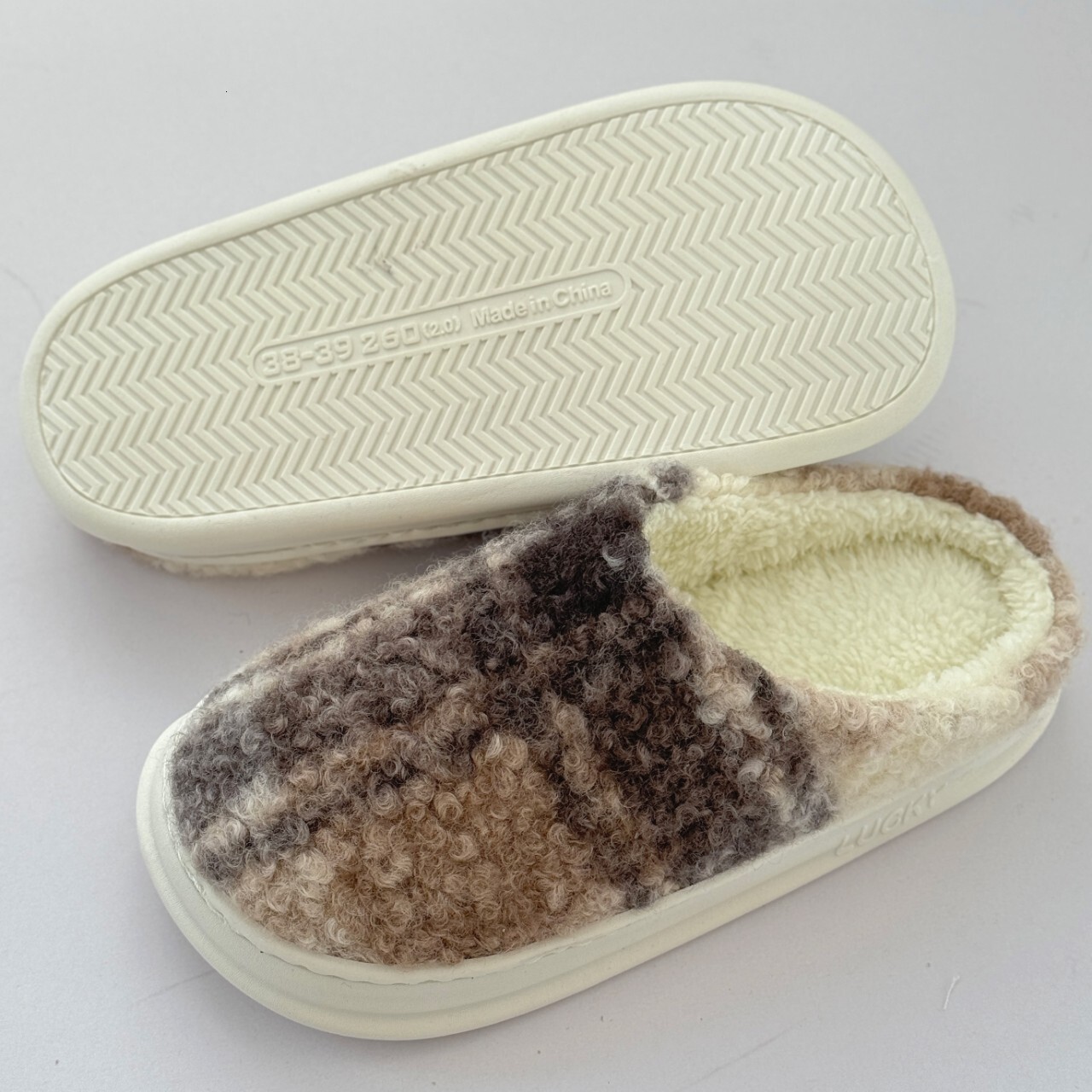 Floral Women's Bag Heel Warm Non-Slip Postpartum Shoes Comfortable Home Mid-Calf Cotton Slippers for Men ddmymarket