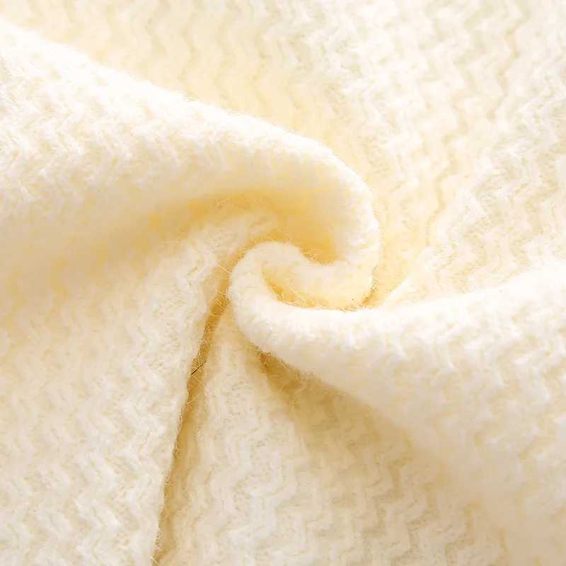 2025 Autumn Infant Baby Girl 2PCS Clothes Set Cotton Knitted Round Colar Sweaterskirt Outfit Solid Kid Girl Pleated Skirt Suits L250926E3V0