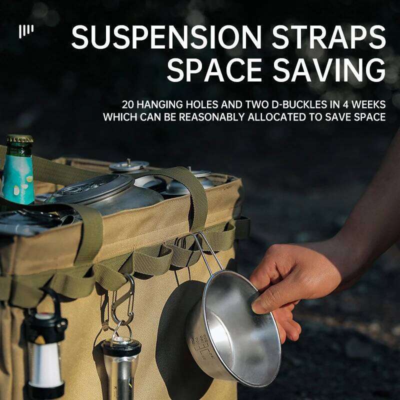 Outdoor Multi-Functional Portable Can Be Used As A Table Tool Storage Box, Camping Large Capacity Carrying Bag, Picnic Bag