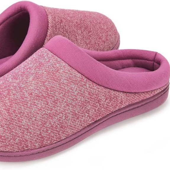 Knitted fabric memory foam slippers ddmymarket