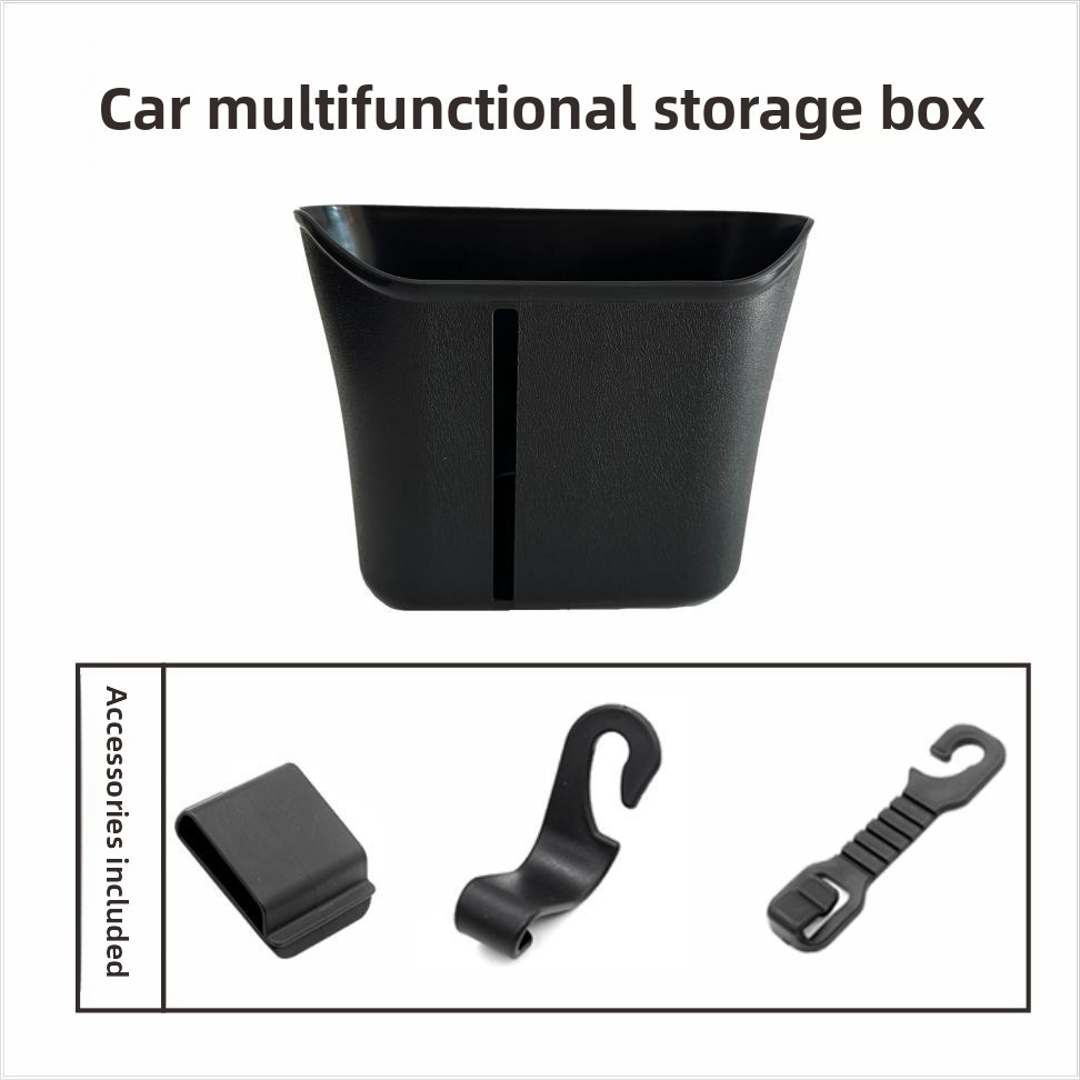 Car Door Trash Can, Seat - Back Hanging Storage Bin, Multifunctional for Car & Home, Organize Clutter-NO10