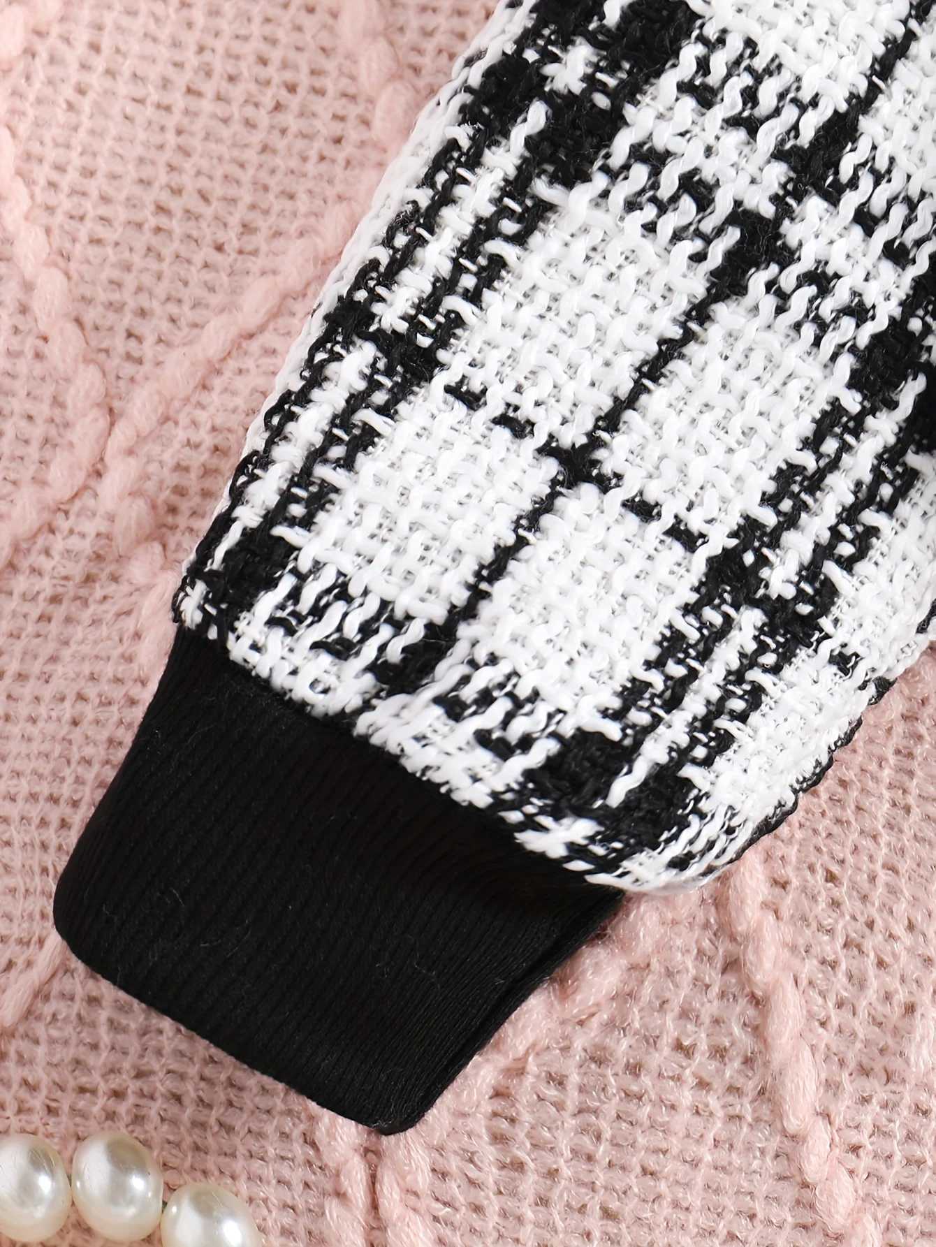 New Girls 3Piece Tartan Suit Set Spring Autumn Formal Dress Casual Vest Pants for Banquet Party L2509263A1F