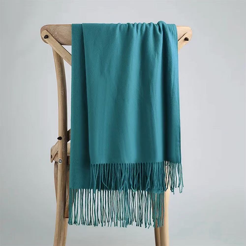 T1874 Winter Solid Color Cashmere Scarf/Shawl