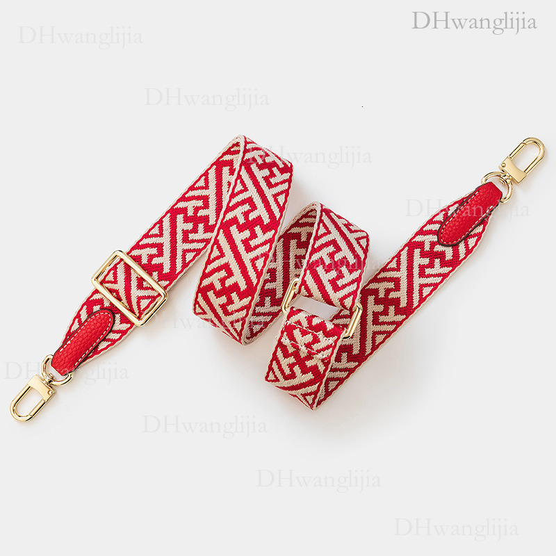 DH Luggage Accessories Live Broadcast Special Snowflake Pattern Adjustable Length Wide Windbox Single Shoulder Crossbody Bag Strap