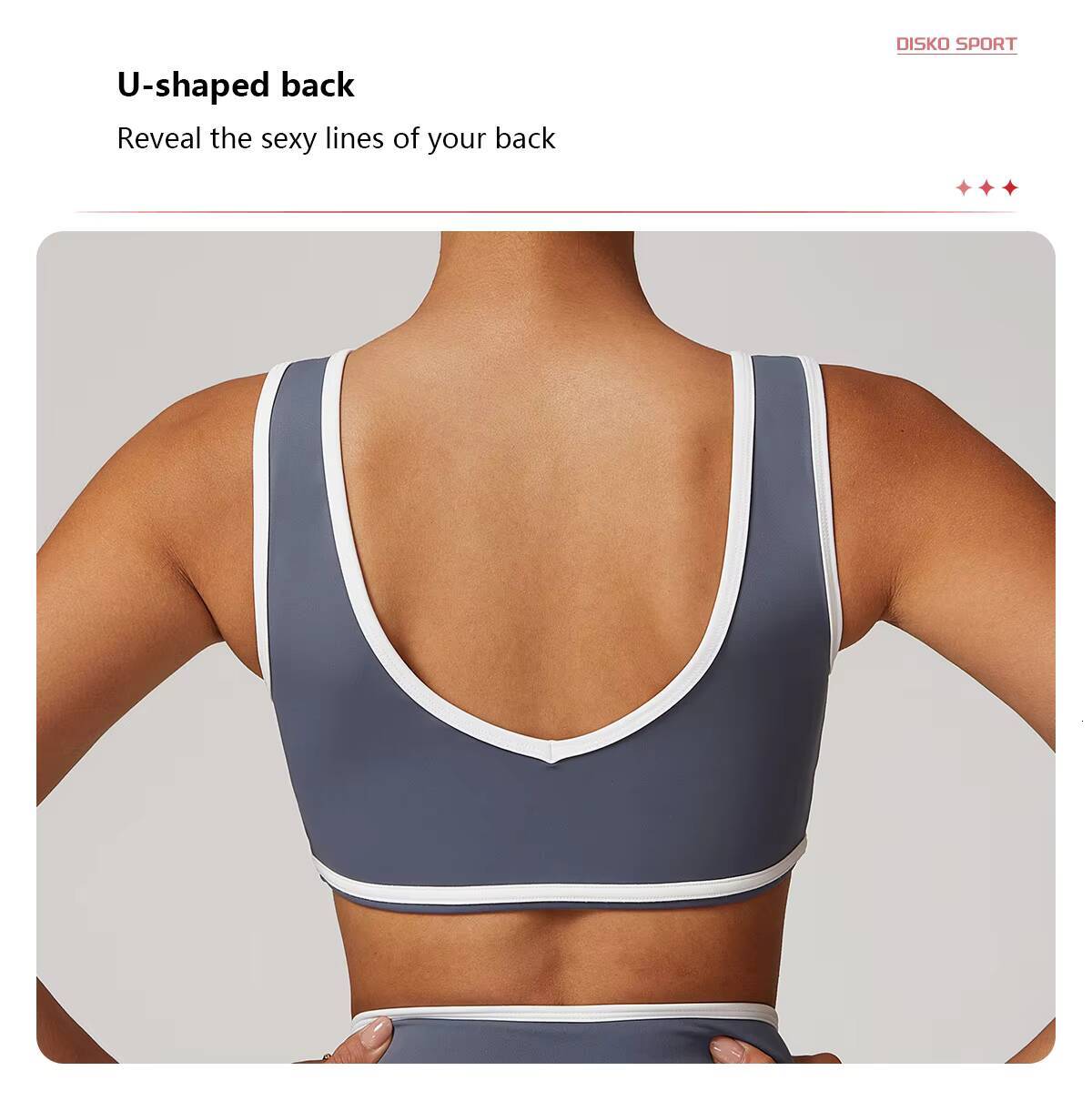 2024 NEW TB New Design Gym Bra Nylon Workout Yoga Bra OEM Sports for High Intense Workout