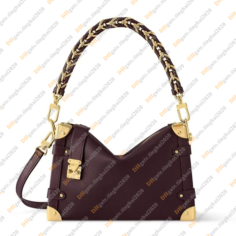 Ladies Fashion Casual Designe Luxury Side Trunk Bag Totes Handbag Crossbody Shoulder Bag Top Handbag Bag TOP Mirror Quality M25669 Pouch Purse