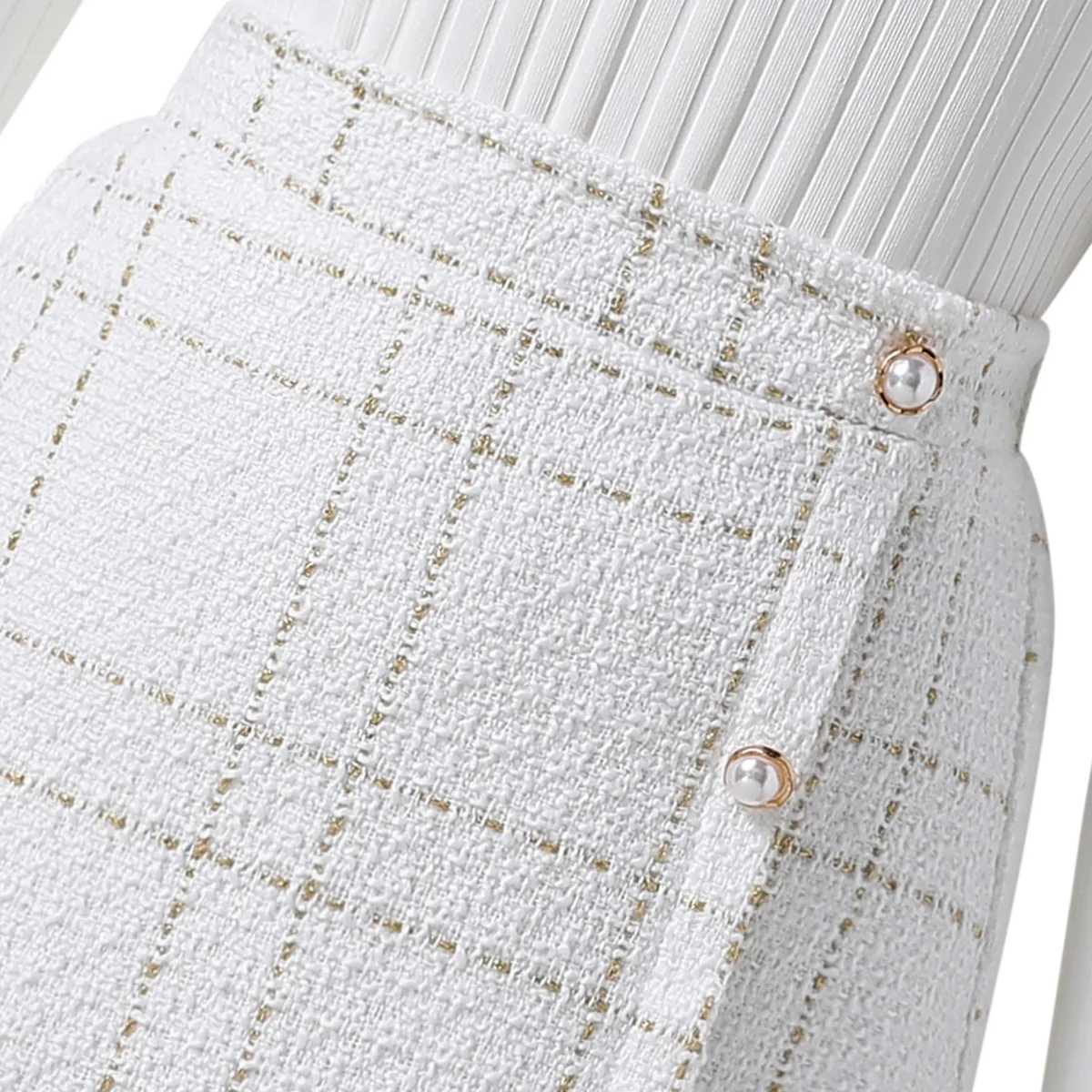 3pcs Girl Clothes Set Teenager Girl Suits Jacket Coat Skirt Sweatshirt Turtleneck Elegant Plaid Kid Children Clothing Plus Size L2509263DHX