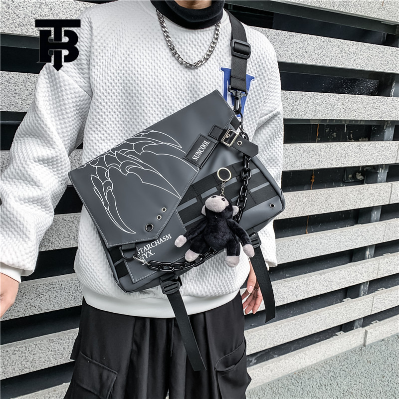 TB BHULAMTE Designer Bag New Fashionable Cool Luxury Bag Men's Crossbody Bag Autumn/winter Style Fashionable Multi Functional Chain Shoulder Bag 