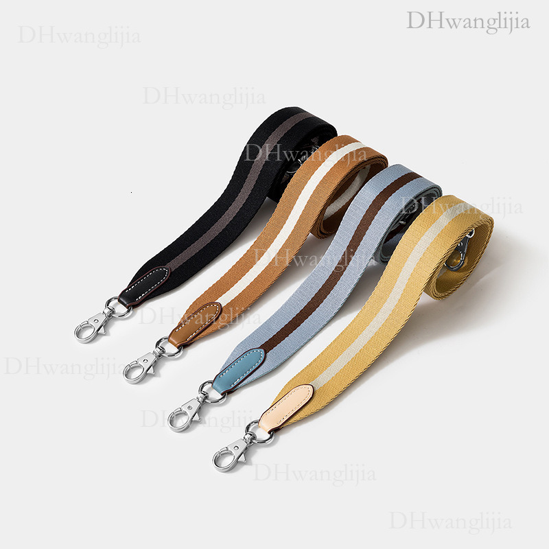 DH Luggage Accessories DH Luggage Accessories Fashionable Universal Single Crossbody Bag Replacement with Color-Block Webbing Wide Shoulder Strap