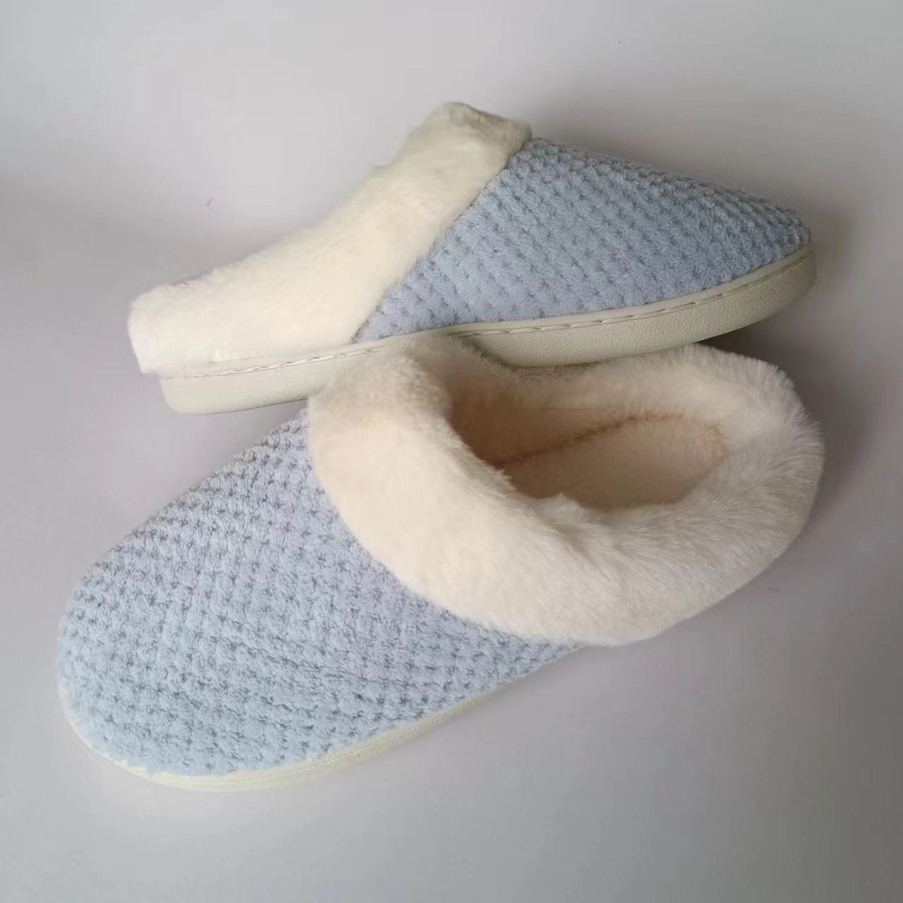 Pineapple Grid Cotton Slippers Size ddmymarket