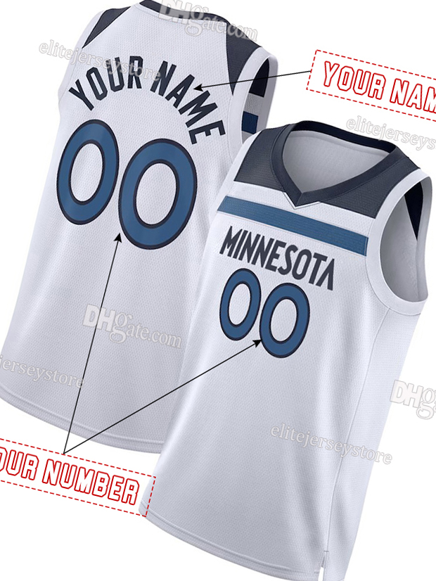 Personalized Custom Anthony Edwards 2025-26 City Basketball Jersey Garnett Naz Reid Gobert Towns McDaniels Dillingham Shannon Jr. Beringer DiVincenzo 