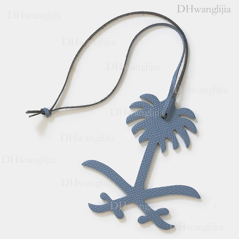 DH Luggage Accessories Live Broadcast Exclusive Cowhide Jujube Tree Shape Ornament Light Bag Car Key Pendant