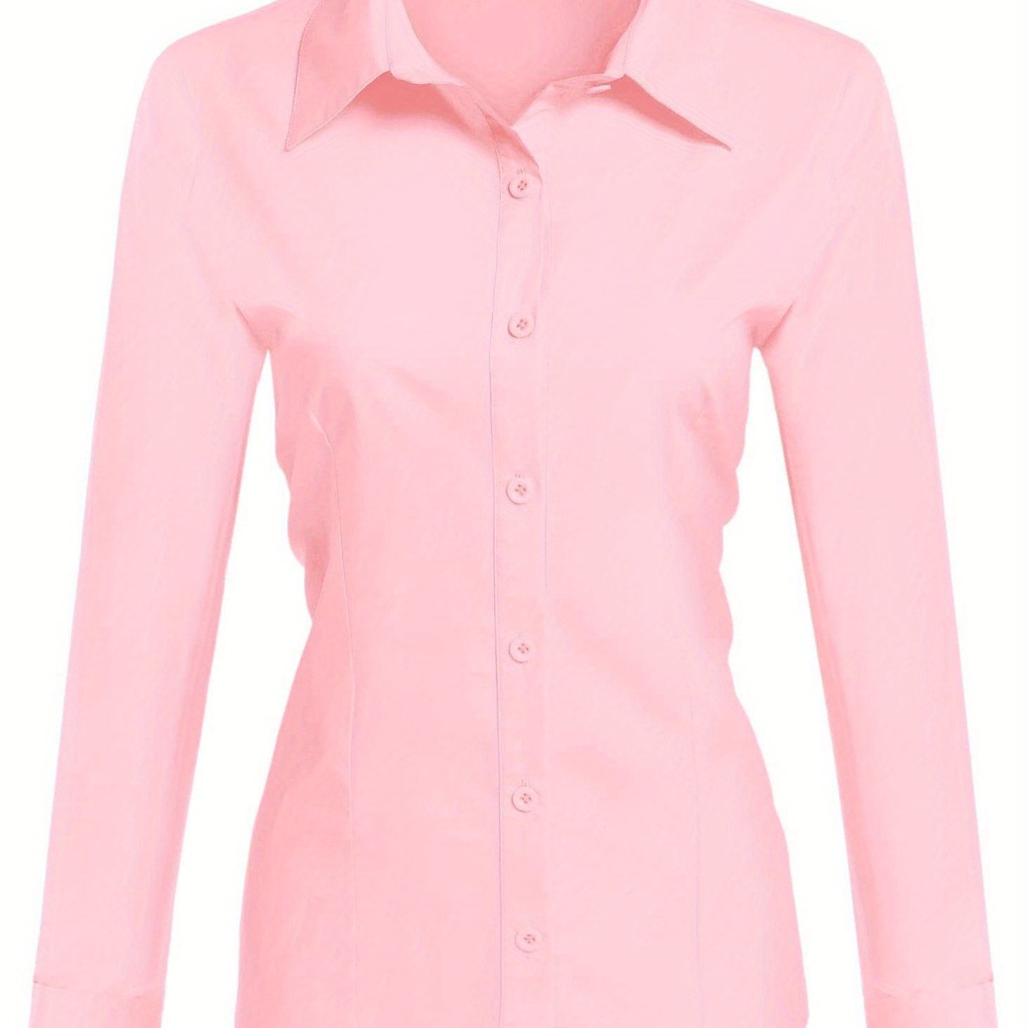 K2259 New European and American women's basic button-down shirt and slim dress cross-border delivery