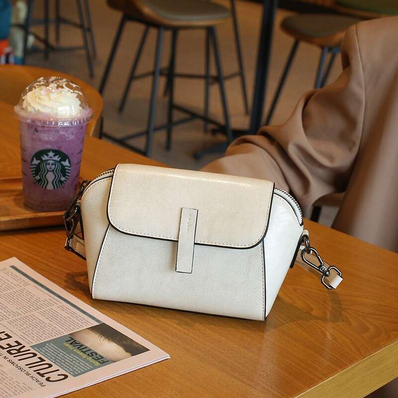 designer bag Luxury bag New Cowhide Shell Women's Super Popular High-end Feel Single Shoulder Crossbody Small Bag